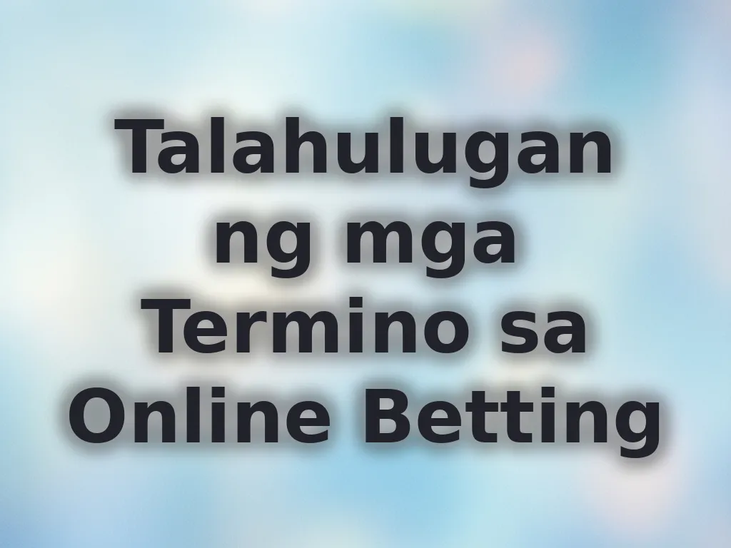 Betting Terms
